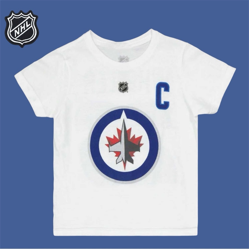 NWT! NHL Kids’ Winnipeg Jets Blake Wheeler Captain T-Shirt S 8yrs